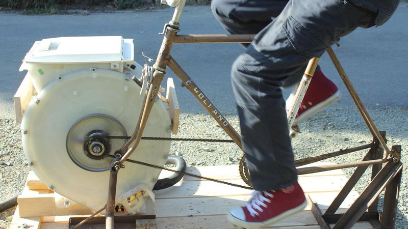 Foot-Pedal Washing Machine