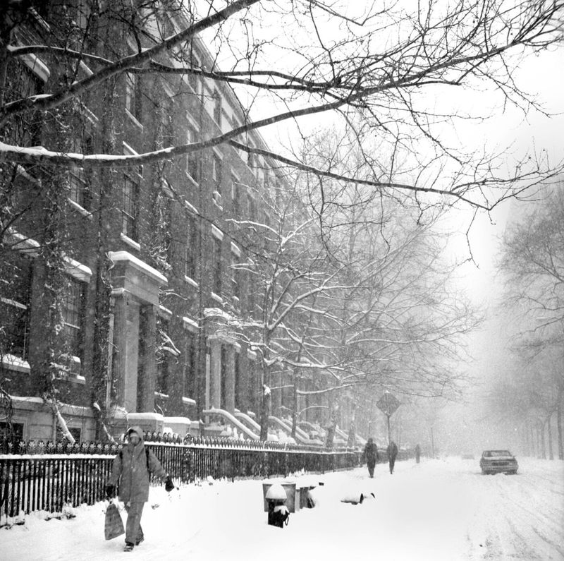 New York's Snowy Streets in the 1930s