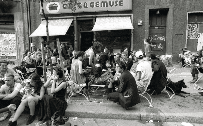 Photo of a Berlin Street Amidst Political Tension