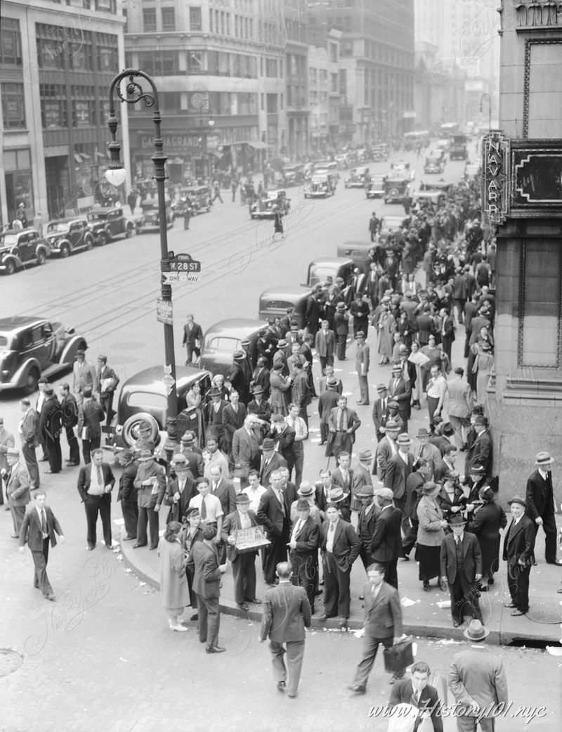 Photo of a Bustling New York City Street