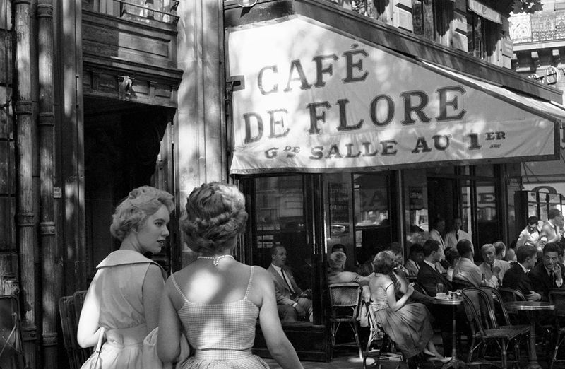 Photo of a Parisian Café Scene