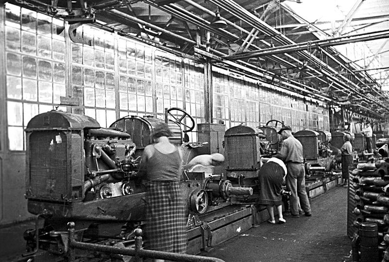 Photo of a Soviet Industrial Factory