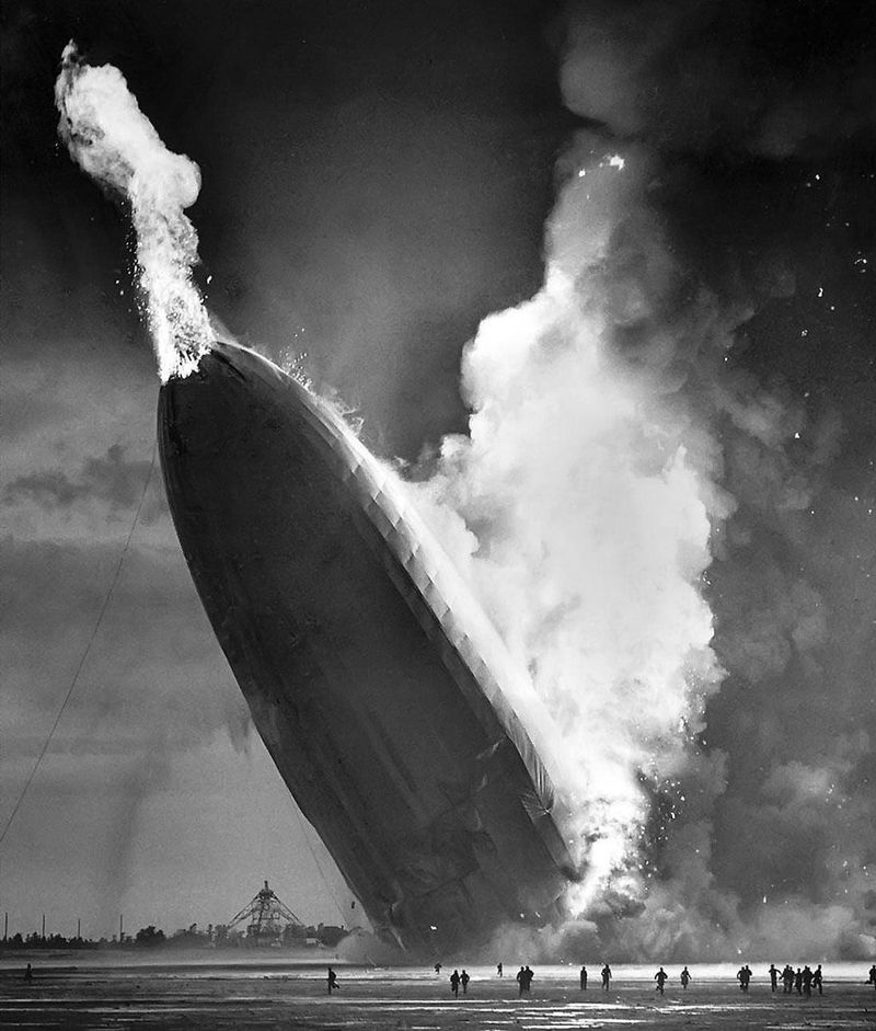 Photo of the Hindenburg Disaster Aftermath