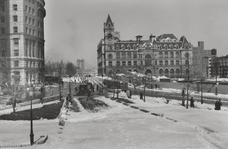 Snow-Covered Landmarks