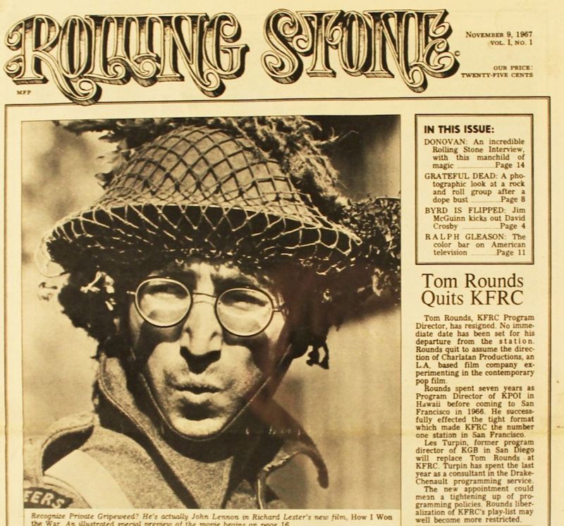 The First Rolling Stone Magazine Issue, 1967