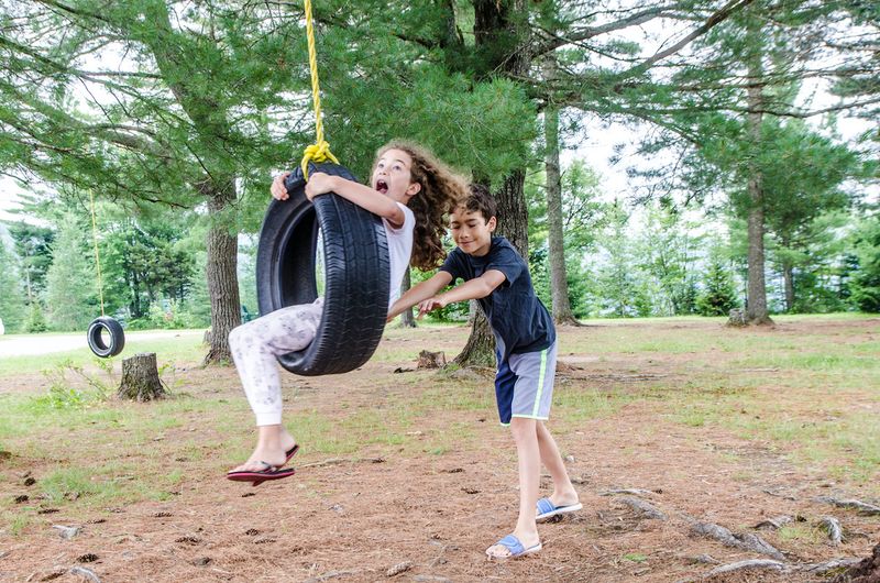 Backyard Tire Swings