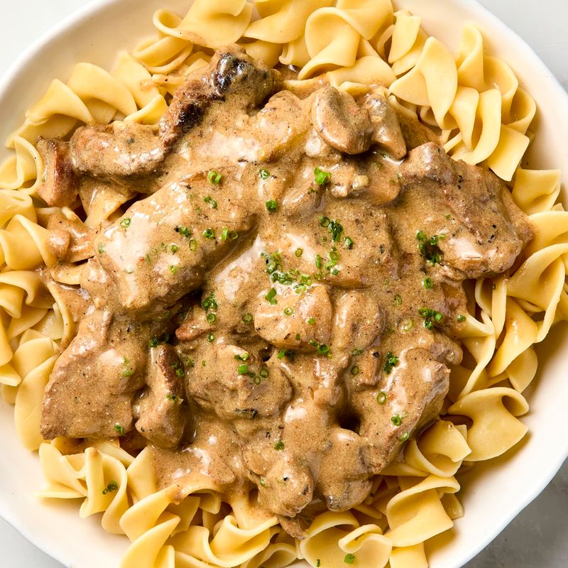 Beef Stroganoff