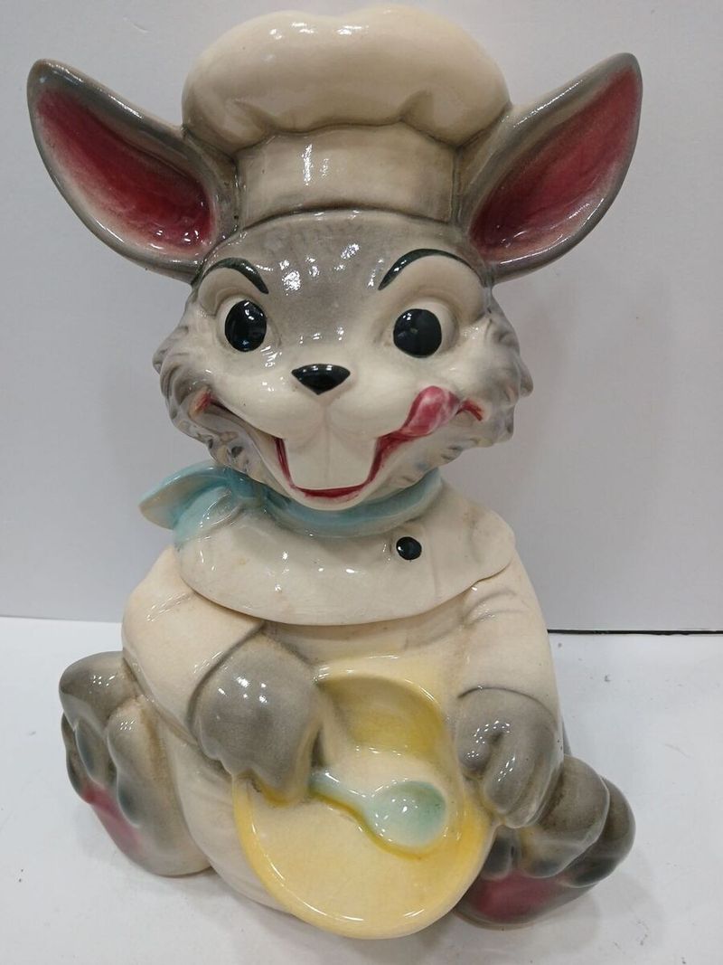 Brush Pottery Chef Cookie Jar