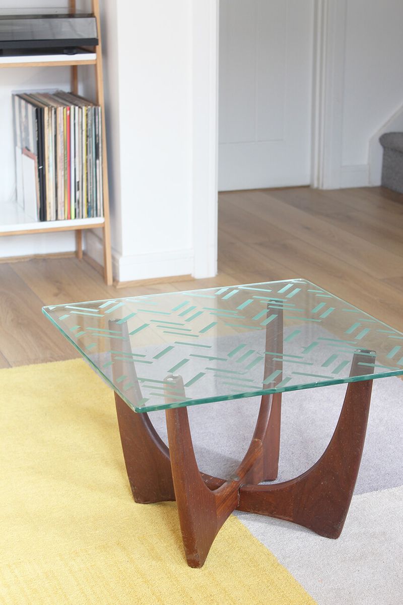 Glass-Etched Coffee Tables