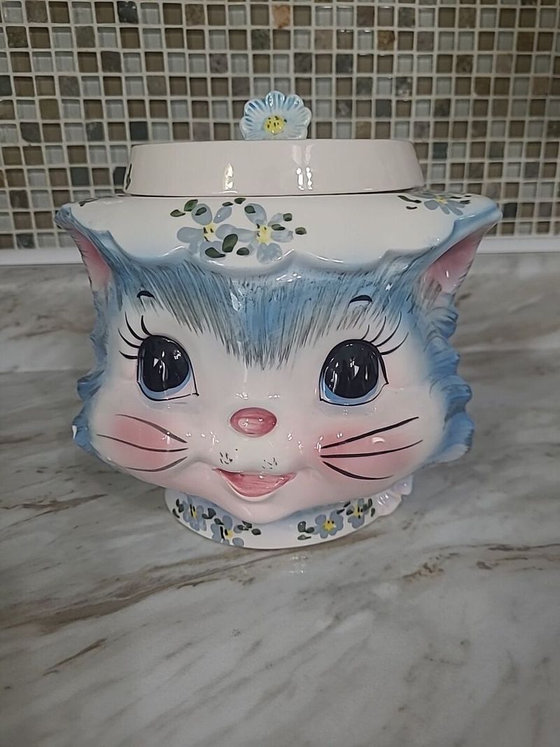 Lefton Miss Priss Cat Cookie Jar