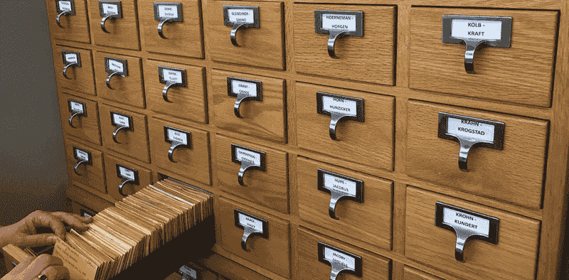 Library Card Catalogs