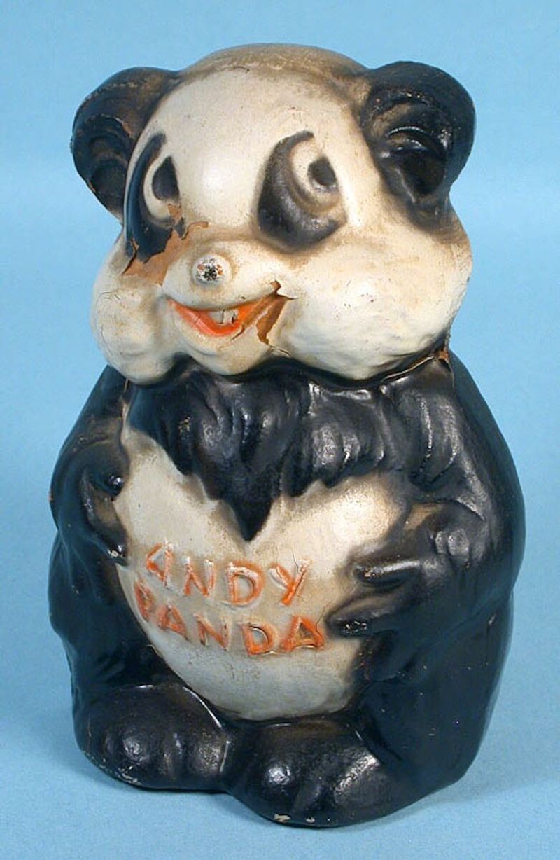 Regal China Andy Panda Cookie Jar