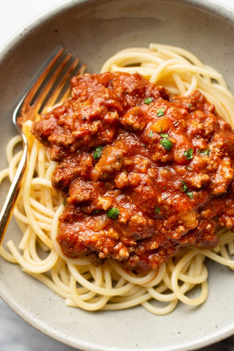 Spaghetti and Meat Sauce