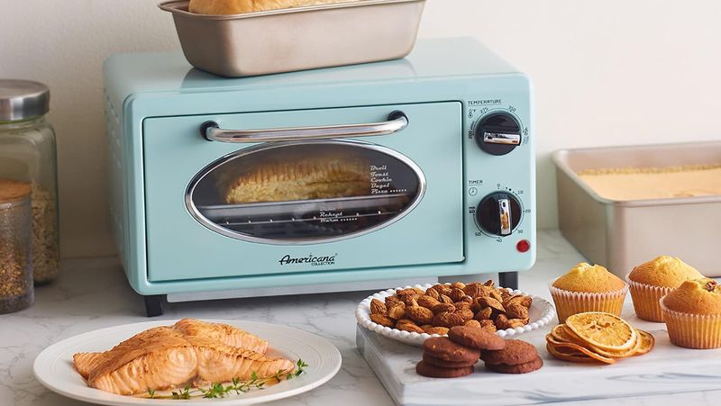 Toaster Ovens with a Crumb Tray