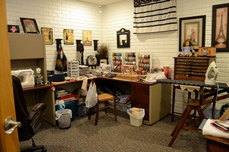 Vintage '50s Sewing Room