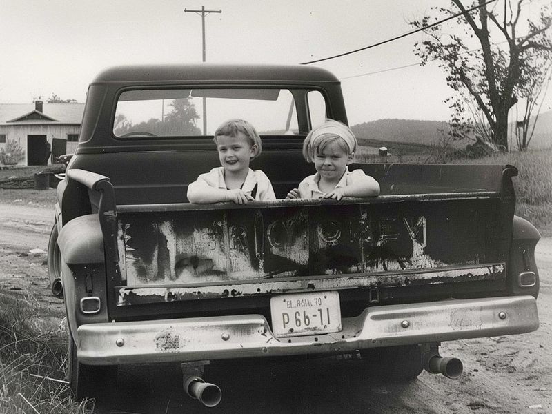 Riding in the Back of a Pickup Truck Like It Was a Convertible