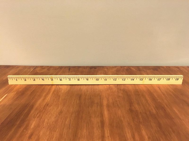 Wooden Ruler (That Doubled as a Disciplinary Tool)