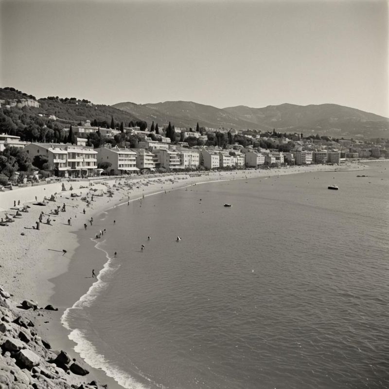 Côte d'Azur in the 1950s