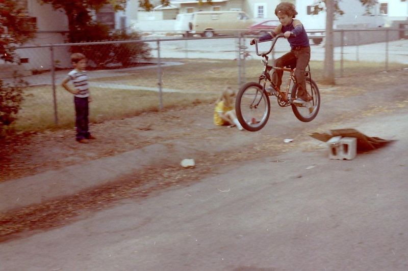 Riding Bicycles Without Helmets… or Brakes