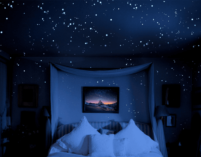 Glow-in-the-Dark Stars on the Ceiling