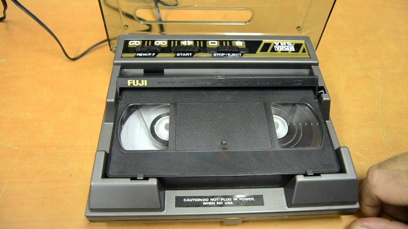 Rewinding VHS Tapes