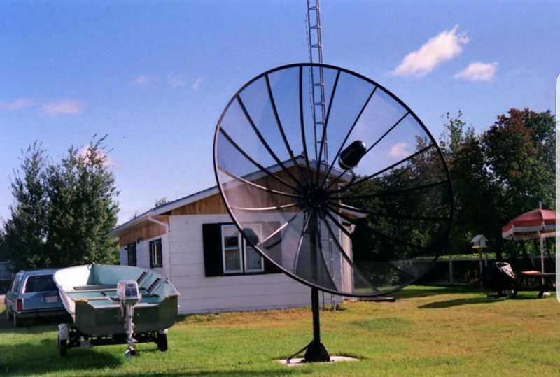 Satellite Dishes (Huge Backyard Ones)