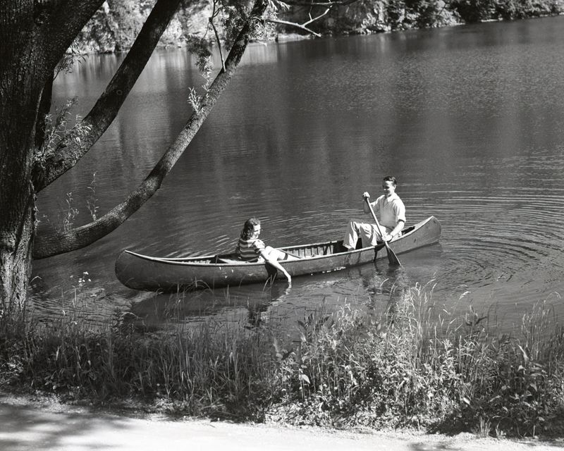 Fishing from a Canoe