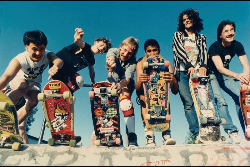 Skateboarding Through the Neighborhood
