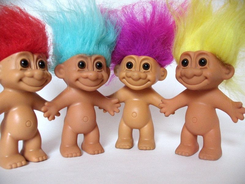 Car Antennas with Troll Dolls