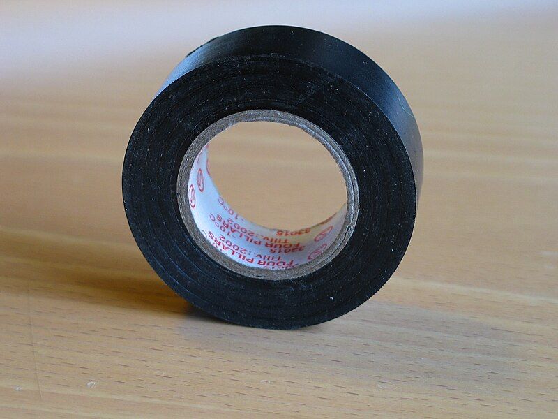 Broken Rake Held Together with Electrical Tape