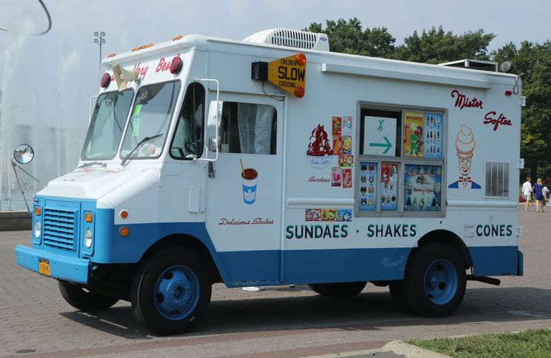 Ice Cream Trucks Playing the Same Jingle