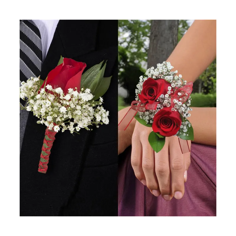 The Mandatory Corsage & Boutonniere Exchange