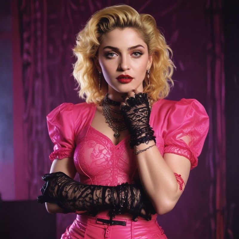 Fingerless Lace Gloves Inspired by Madonna