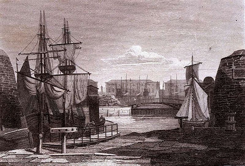 London Docks in the 1800s