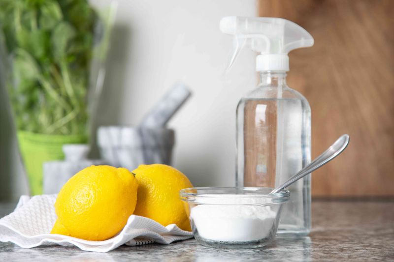 Baking Soda + Lemon = Scrubbing Dream Team