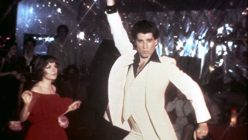 John Travolta's White Disco Suit in 'Saturday Night Fever'