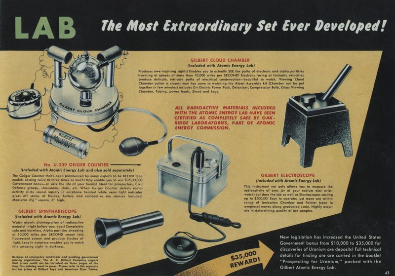 Radioactive Science Kits That Made Learning Explosive