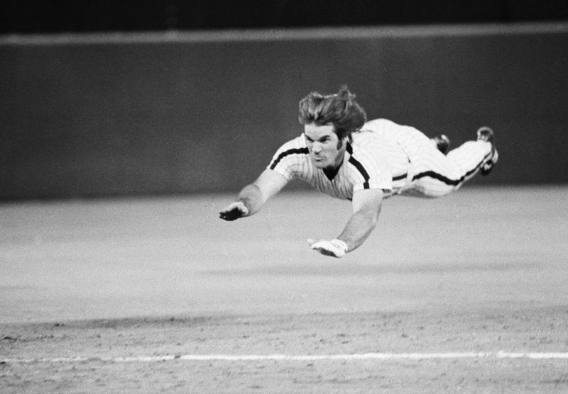 Pete Rose Sliding Headfirst – 1970s