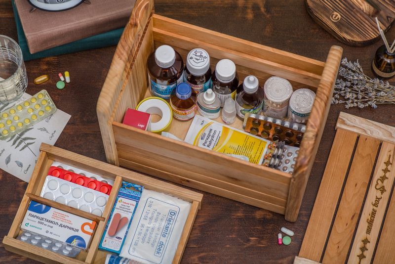 Prescription Pill Bottles as Storage Containers