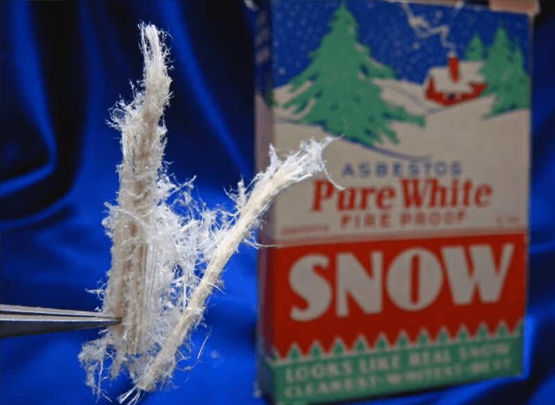 Asbestos-Filled Snow
