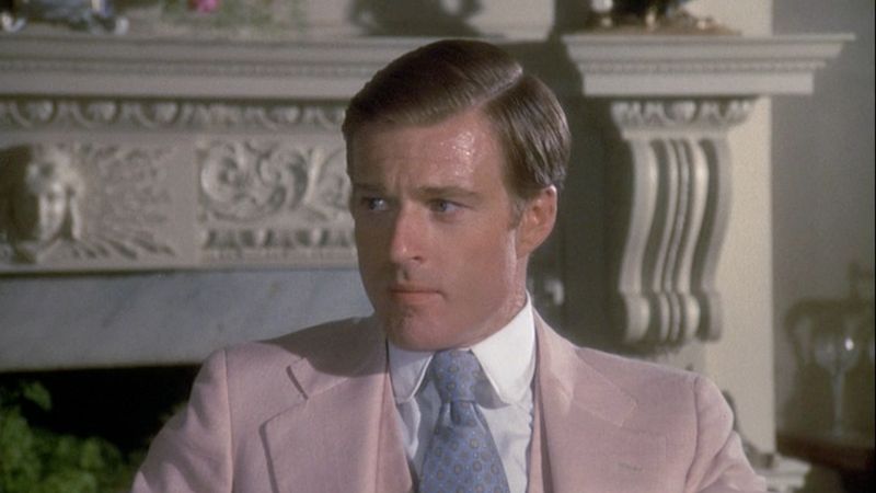 Robert Redford's Pink Suit in 'The Great Gatsby'