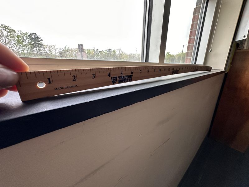 Wooden Rulers With Metal Edges That Sliced And Diced