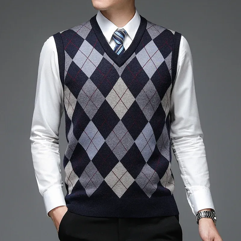 The Sweater Vest: Sleeveless Sophistication