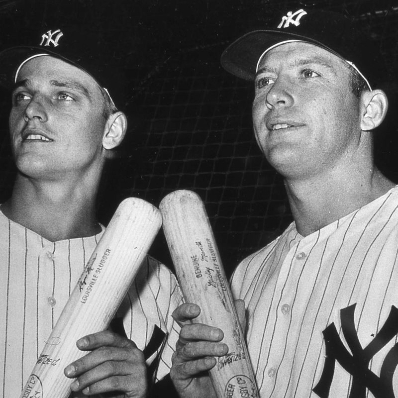Roger Maris and Mickey Mantle – 1961 Home Run Chase