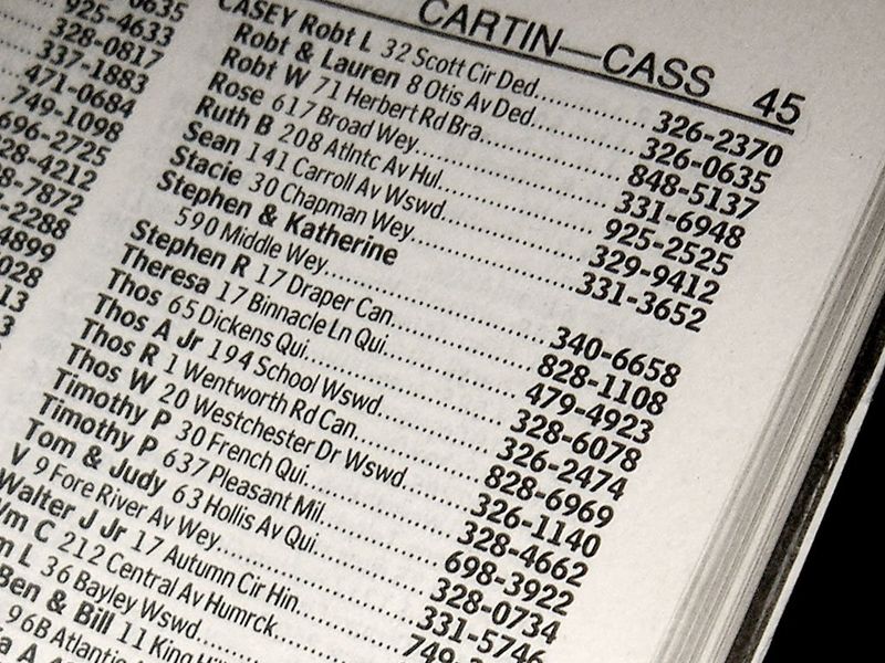 The Phone Book Treasure Hunt