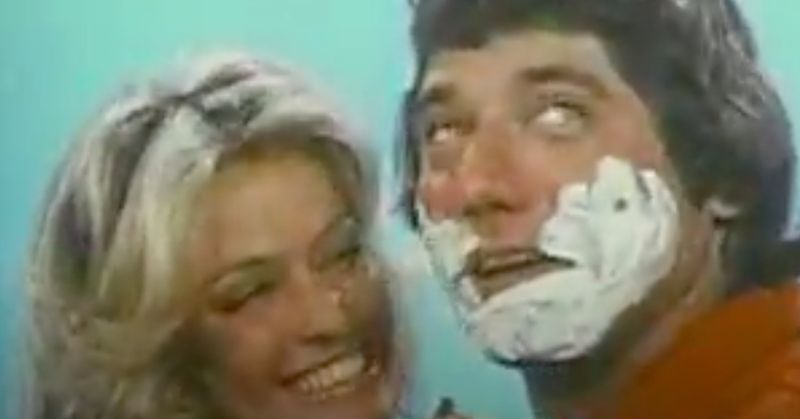 Farrah Fawcett's Iconic Noxzema Shave Cream Ad