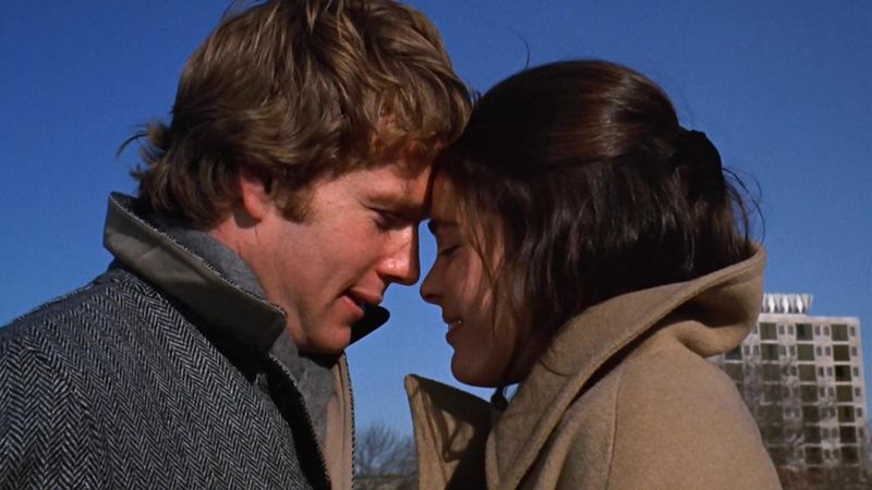 Ali MacGraw and Ryan O'Neal in 'Love Story'
