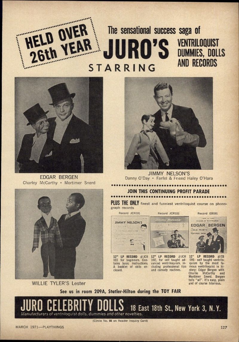 Ventriloquist Dummy That Made No Friends
