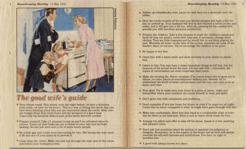 Follow Husband-Pleasing Handbooks
