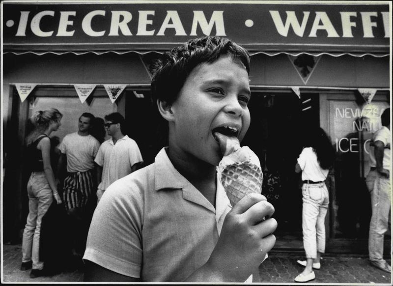 Ice Cream Cone with Two Scoops